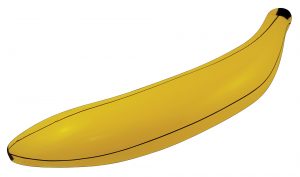 ilma muovi banaani